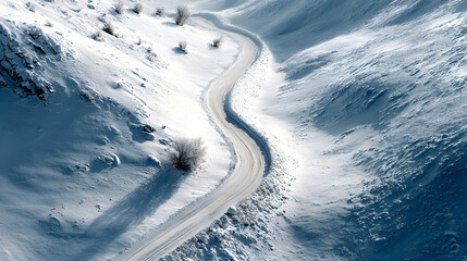 Fototapeta premium snow, winter, cold, ice, white, nature, frozen, landscape, sky, track, blue, ski, texture, frost, mountain, snowy, season, sea, road, abstract, pattern, water, day, trace
