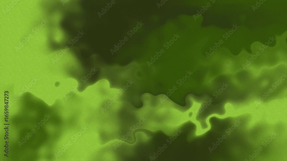 Aufkleber ethereal vibrant green flowing abstract with darker green swirls for depth. the design emphasizes so