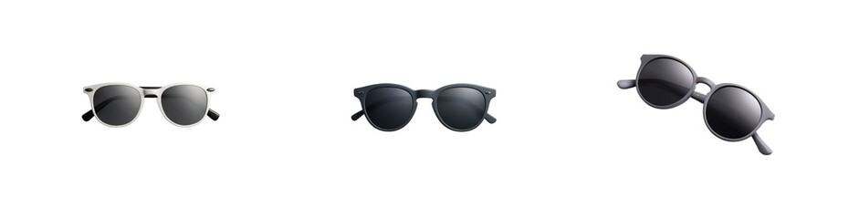 Stylish sunglasses collection showcasing modern fashion trends and eye protection varieties
