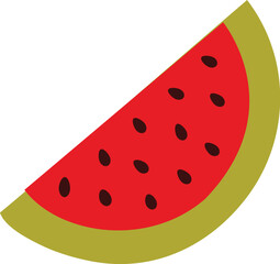 watermelon vector illustration