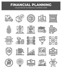 Financial Planning: Collection of 25 Financial Planning Icons