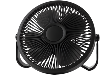 Stay Cool with this Sleek Black Desk Fan for Home or Office, Offers Comfort and Air Circulation on Hot Days, Portable Design for Ultimate Convenience and Relief