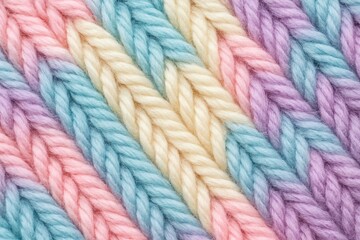 Colorful pastel yarn texture