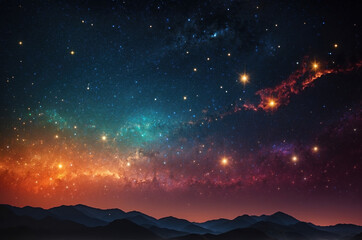 northern lights in the night