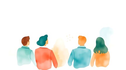 Business Meeting A Diverse Team Collaborates Around a Table in a Modern Office