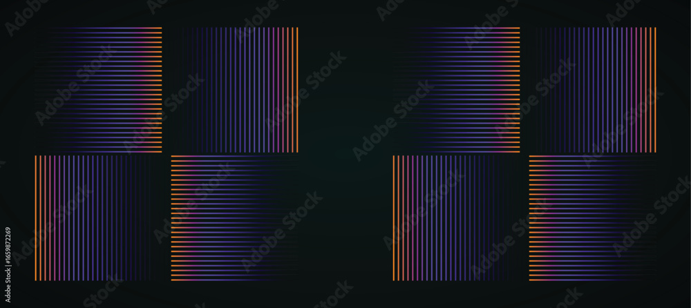 Poster abstract gradient poster background vector. minimal abstract covers. modern graphic design element s