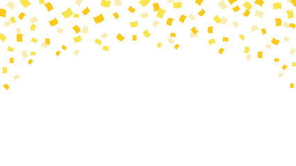 ゴールドの紙吹雪のベクター素材