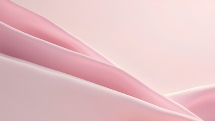 Smooth, flowing, and overlapping abstract shapes in shades of pastel pink. This elegant, minimalist, and feminine background is gentle, soft, and modern.
