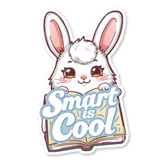 easter bunny with easter eggs