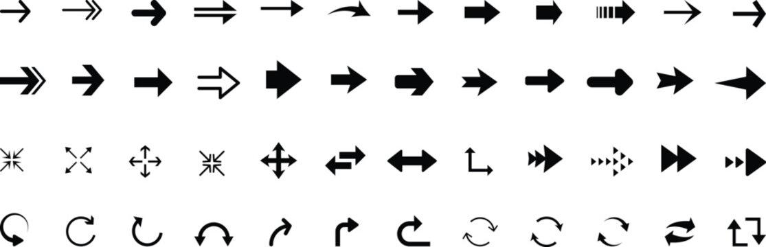 Title	
Arrow icon set. Arrow. Cursor. Black vector arrows icons. Collection different arrows sign. Modern simple arrows. Black arrow pointing to the right. Black direction pointer. Vector illustration