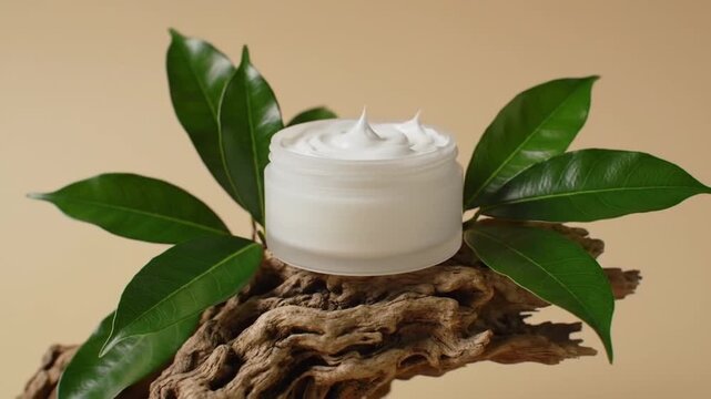 Luxurious skincare essentials Organic cream infused with natural botanicals for radiant and healthy skin