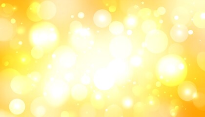 Golden bokeh background with abstract bright.