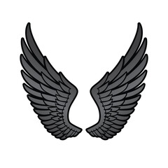 wings bird abstract logo modern style