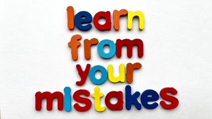 Learn from Your Mistakes: A Colorful Reminder