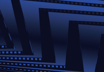 Obraz premium Premium background design with diagonal dark blue stripes pattern. Vector horizontal template for digital luxury business banner, contemporary formal invitation, luxury voucher, gift certificate.