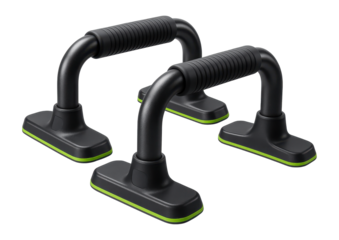 Push-up bar set with angled grips and non-slip bases for chest and arm workouts