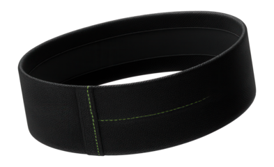 Fabric resistance band with non-slip grip for hip activation workouts