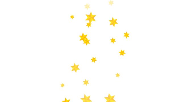 Twinkling star motion graphics,Twinkling stars animation, white cartoon, flat, vector, doodles style stars blinking effects. 4k 