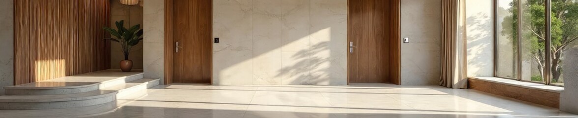 Modern Architectural Foyer Elegant Background for Interior Design and Real Estate