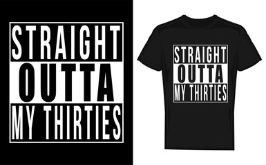 Humorous 40th Birthday Design Straight Outta My Thirties with Cat Silhouette Celebrating 40 Years Since 1984 A Fun Gift Idea silhouette