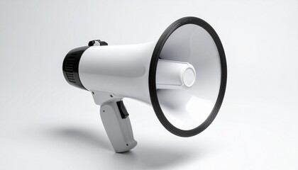 megaphone on white background