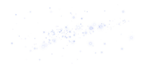 Blue Sparkles with Shimmering Dust and Glowing Light Effect