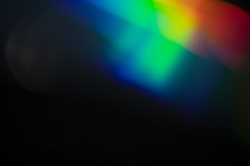 light leak overlay effect with colorful light leaks,retro grain noisy film distressed texture light leak flare on black background,old film projector,abstract rainbow background