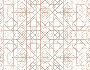 Geometric Rose Gold Pattern.