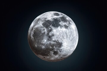 Fototapeta premium full moon in night sky