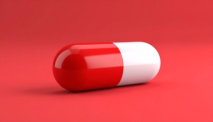 white pills on white background