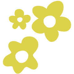 Simple Flower Illustration Isolated