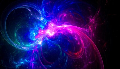 Abstract swirling nebula