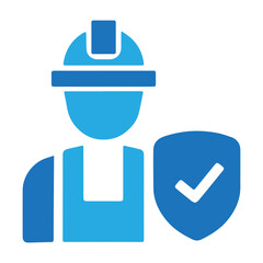 Worker insurance icon