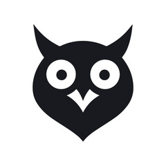 Fun and friendly owl cartoon logo for modern playful brand identity design