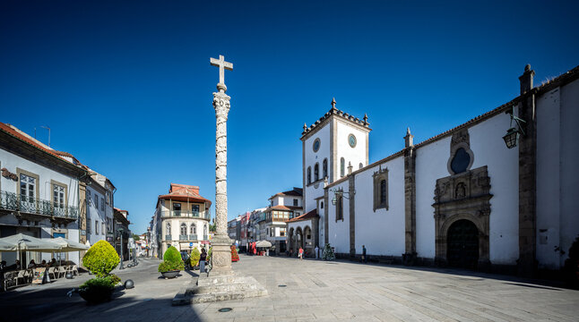 Bragan&ccedil;a, Portugal, July 21 2025, Sunlit Pra&ccedil;a da S&eacute; in Bragan&ccedil;a offers peace and reflection