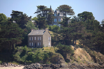 Saint Jacut de la Mer village in french Brittany