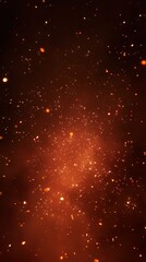 Fototapeta premium Firecrackers bursting the night sky Diwali celebration vertical background