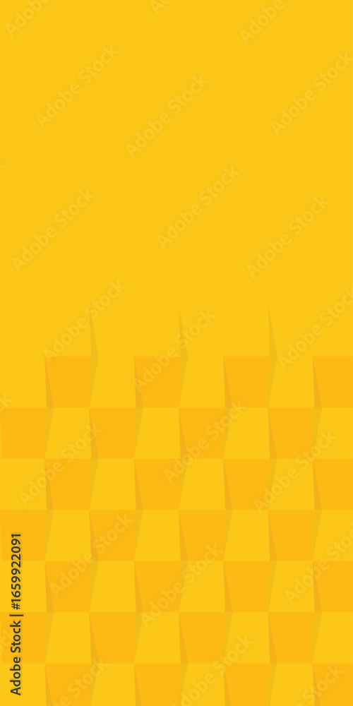 Poster banner background design. geometric shapes pattern. yellow abstract texture folded paper. modern web