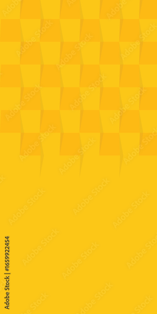Poster banner background design. geometric shapes pattern. yellow abstract texture folded paper. modern web