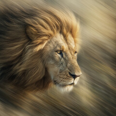 Fototapeta premium löwe, tier, katze, mähne, wild, könig, wild lebende tiere, tierpark, säugetier, portrait, natur, fleischfresser, felino, kopf, gesicht, big, raubtier, fell, dangerous, safari, brüllen, stark, hoheitsv