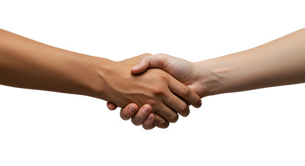 A close-up shot of two hands clasped in a firm handshake, symbolizing agreement or partnership