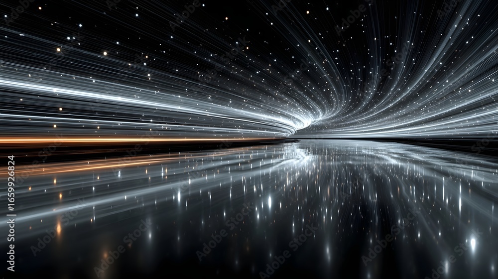 Poster a captivating image showcasing the boundless majesty of a starry galaxy its celestial luminosity ref