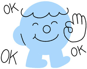 Okay, Character, Emoji, OK Hand Sign, Positive, Agree, Graphic Resource, Emotion, Happy