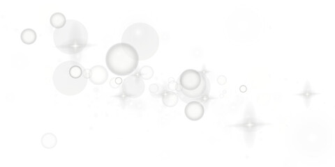 Grey Transparent Bokeh Light Background with Soft Blur and Holiday Sparkle for Elegant Abstract Design