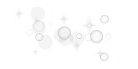 Magic Grey Bokeh Glow with Soft Focus Circles and Gentle Shine for Celebration or Party Design