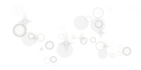 Magic Grey Bokeh Glow with Soft Focus Circles and Gentle Shine for Celebration or Party Design