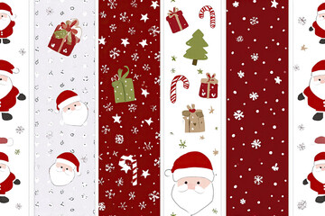 Discover festive Christmas background design for wrapping paper