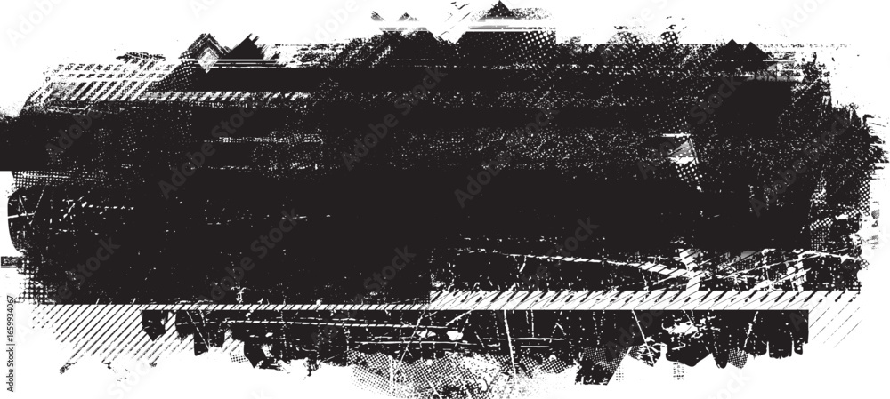 Poster grunge textured banner with rough edges. speckled texture. overlay grunge texture . simply place tex