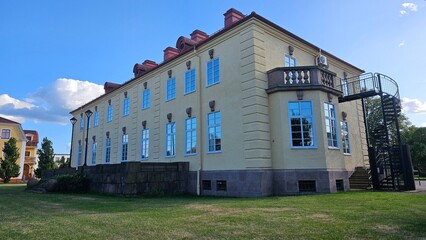 Sweden. Streets and houses in the city of Västervik in Sweden. Kalmar County. © Andrii
