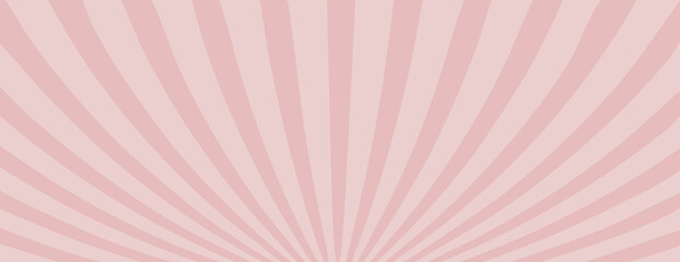 Simple striped vector background with rays